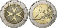 Malta 2 Euro Paris, Bi-Metallic, UNZ -