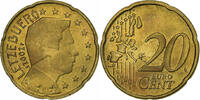 Luxemburg 20 Euro Cent Utrecht, Nordic gold, UNZ -