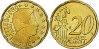 Luxemburg 20 Euro Cent Vantaa, Nordic gold, UNZ -