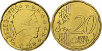 Luxemburg 20 Euro Cent Paris, Nordic gold, UNZ -