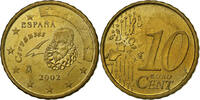 Spanien 10 Euro Cent Madrid, Nordic gold, UNZ -