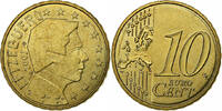 Luxemburg 10 Euro Cent Paris, Nordic gold, UNZ -