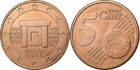 Malta 5 Euro Cent Paris, Copper Plated Steel, UNZ -