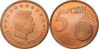 Luxemburg 5 Euro Cent Utrecht, Copper Plated Steel, UNZ -