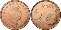 Luxemburg 5 Euro Cent Vantaa, Copper Plated Steel, UNZ -
