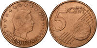 Luxemburg 5 Euro Cent Utrecht, Copper Plated Steel, UNZ -