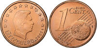 Luxemburg Euro Cent Utrecht, Copper Plated Steel, UNZ -