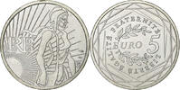 Frankreich 5 Euro Semeuse, Silber, UNZ, Gadoury:EU287, KM:1534 -