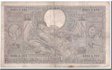 Belgien 100 Francs-20 Belgas Geldschein, 1938-02-11, KM:107, S -