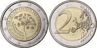 Slowenien 2 Euro Vantaa, Bi-Metallic, VZ+ -