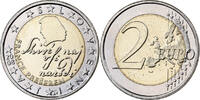 Slowenien 2 Euro Utrecht, Bi-Metallic, VZ+ -