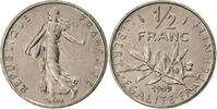 Frankreich 1/2 Franc Semeuse, Paris, Nickel, VZ, Gadoury:429, KM:931.1 -