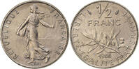 Frankreich 1/2 Franc Semeuse, Paris, Nickel, VZ+, Gadoury:429, KM:931.1 -