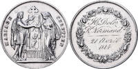 Frankreich Medaille Silber, Mariage chrétien, SS+ -