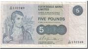 Scotland 5 Pounds Geldschein, 1976-02-02, KM:205c, S+ -