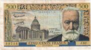 Frankreich 500 Francs Victor Hugo, 1957-02-07, J.82, S+ -
