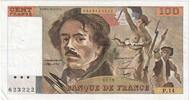 Frankreich 100 Francs Delacroix, P.14, SS+ -