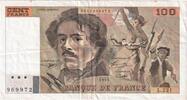 Frankreich 100 Francs Delacroix, L.221, SS -