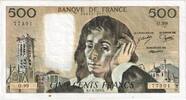 Frankreich 500 Francs Pascal, 1979-06-07, O.99, SS -
