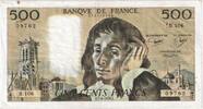 Frankreich 500 Francs Pascal, 1979-06-07, B.106, SS -