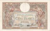 Frankreich 100 Francs Luc Olivier Merson, 1939-03-30, D.65105, SS+ -