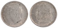Rumänien 500 Lei Münze, Mihai I, VZ, Silber, KM:65 -
