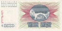 Bosnia and Herzegovina 1000 Dinara 1992-1993 Geldschein, Bosnia - Herzeg... 12,95 EUR  zzgl. 4,95 EUR Versand