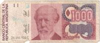 Argentinien 1000 Australes SGE -