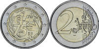 Frankreich 2 Euro 75 ans UNICEF, Monnaie de Paris, BU, SS+, Bi-Metallic -