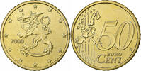 Finnland 50 Euro Cent Vantaa, VZ, Messing, KM:103 -