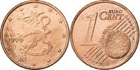Finnland Euro Cent Vantaa, VZ, Copper Plated Steel, KM:98 -