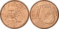 Frankreich Euro Cent Paris, FDC, VZ, Copper Plated Steel, KM:1282 -