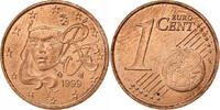 Frankreich Euro Cent Paris, BE, VZ, Copper Plated Steel, KM:1282 -
