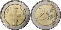 Zypern 2 Euro VZ, Bi-Metallic, KM:85 -