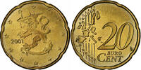 Finnland 20 Euro Cent Vantaa, Messing, VZ, KM:102 -