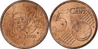 Frankreich 5 Euro Cent Paris, VZ+, Copper Plated Steel, KM:1284 -
