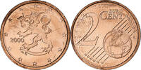 Finnland 2 Euro Cent Vantaa, VZ, Copper Plated Steel, KM:99 -