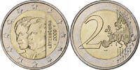 Luxemburg 2 Euro Henri, Utrecht, VZ, Bi-Metallic, KM:106 -