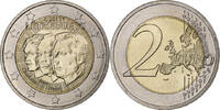 Luxemburg 2 Euro Henri, Utrecht, UNZ, Bi-Metallic, KM:116 -