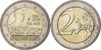 Luxemburg 2 Euro 150 ans de la Constitution, Utrecht, UNZ, Bi-Metallic -