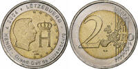 Luxemburg 2 Euro Grand Duc de Luxembourg, VZ, Bi-Metallic -