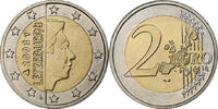 Luxemburg 2 Euro Henri, Utrecht, VZ, Bi-Metallic, KM:82 -