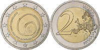 Slowenien 2 Euro Postojna, Vantaa, UNZ, Bi-Metallic, KM:112 -