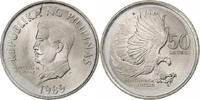 Philippinen 50 Sentimos Kupfer-Nickel, VZ+, KM:242.1 -