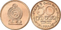 Sri Lanka 50 Cents Kupfer-Nickel, VZ, KM:135.2 -
