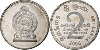 Sri Lanka 2 Rupees Nickel Clad Steel, UNZ, KM:147a -