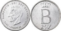 Belgien 250 Francs, 250 Frank Silber, SS+, KM:157.1 -