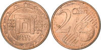 Malta 2 Euro Cent Paris, Copper Plated Steel, SS+, KM:126 -