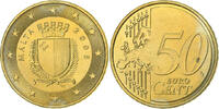Malta 50 Euro Cent Paris, UNZ+, Messing, KM:130 -