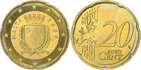 Malta 20 Euro Cent Paris, UNZ+, Messing, KM:129 -